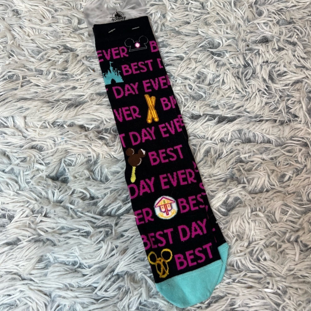 Disney parks official best day ever socks